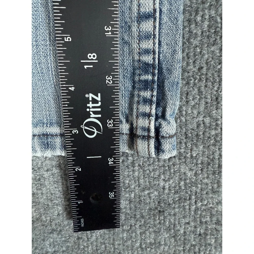 Wrangler 20X Jeans Mens 40x34 Blue Denim Straight Leg‎ Light Wash Distressed